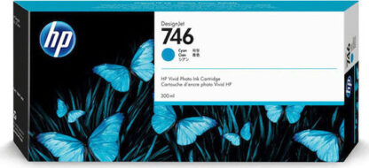 HP DesignJet 746 Γνήσιο Μελάνι Εκτυπωτή InkJet Κυανό (P2V80A)