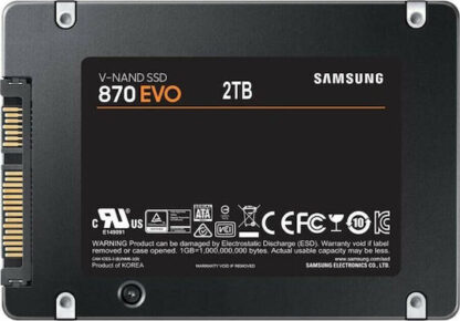 Εξωτερικός Σκληρός Δίσκος Samsung MZ-77E2T0B/EU 2TB 2,5" 2 TB SSD 2 TB HDD