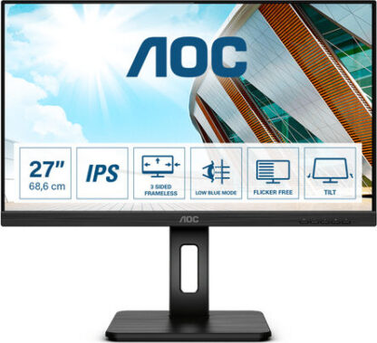 AOC Q27P2Q IPS Monitor 27" QHD 2560x1440 με Χρόνο Απόκρισης 4ms GTG