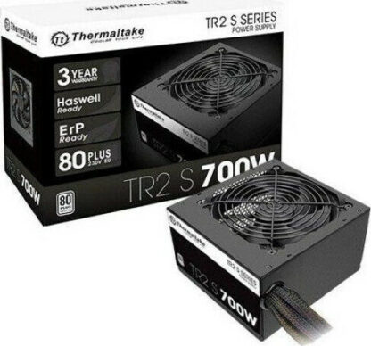 Thermaltake TR2 S 700W Μαύρο Τροφοδοτικό Υπολογιστή Full Wired 80 Plus Standard