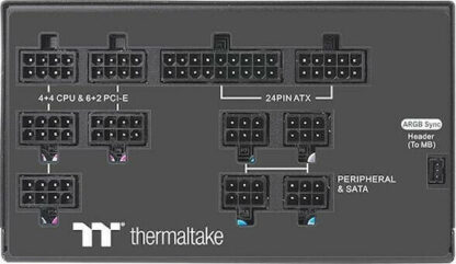 Thermaltake Toughpower PF1 ARGB 850W Μαύρο Τροφοδοτικό Υπολογιστή Full Modular 80 Plus Platinum