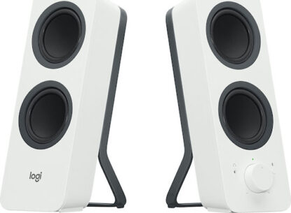 Logitech Z207 Ασύρματα Ηχεία Υπολογιστή 2.0 με Bluetooth και Ισχύ 10W σε Λευκό Χρώμα