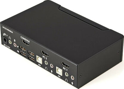 StarTech 2-Port USB HDMI KVM Switch with Audio and USB 2.0 Hub SV231HDMIUA