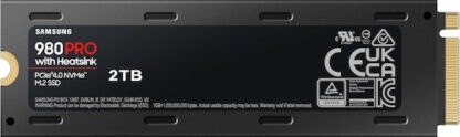 Samsung 980 PRO W/ Heatsink SSD 2TB M.2 NVMe PCI Express 4.0 Κωδικός: MZ-V8P2T0CW