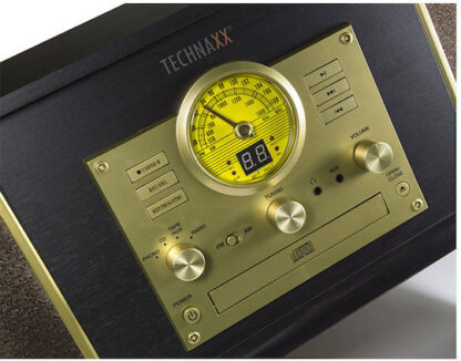Technaxx TX-103 Nostalgia Πικάπ με Προενίσχυση και Ενσωματωμένα Ηχεία Καφέ