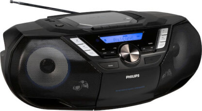 Philips Φορητό Ηχοσύστημα AZB798T με Bluetooth / CD / USB / Ραδιόφωνο σε Μαύρο Χρώμα Κωδικός: AZB798T/12