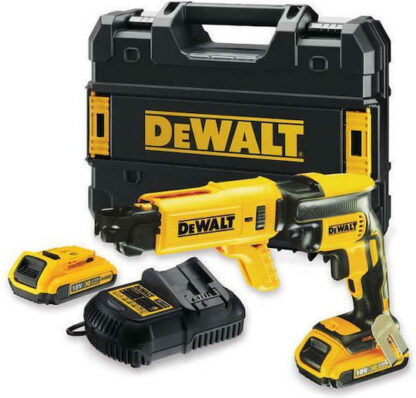 Dewalt Κατσαβίδι Γυψοσανίδας Μπαταρίας Brushless 18V 2x5Ah Κωδικός: DCF620P2K