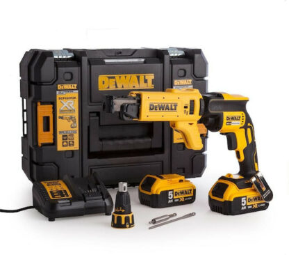 Dewalt Κατσαβίδι Γυψοσανίδας Μπαταρίας Brushless 18V 2x5Ah Κωδικός: DCF620P2K