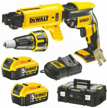Dewalt Κατσαβίδι Γυψοσανίδας Μπαταρίας Brushless 18V 2x5Ah Κωδικός: DCF620P2K