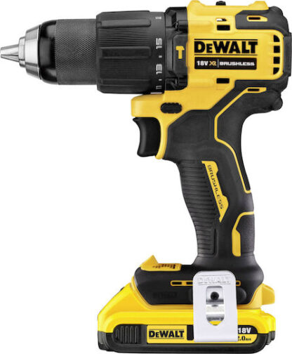 Dewalt Κρουστικό Δραπανοκατσάβιδο Μπαταρίας Brushless 18V 2x2Ah Κωδικός: DCD709D2T