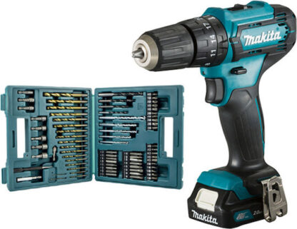 Makita Κρουστικό Δραπανοκατσάβιδο Μπαταρίας 10.8V 2x2Ah Κωδικός: HP333DSAX1