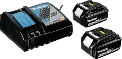 Makita Τροχός 125mm Μπαταρίας Brushless με Ρύθμιση Στροφών 2x5Ah Κωδικός: DGA513RTJ