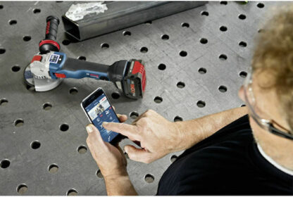Bosch GWX 18V-10 SC Τροχός 125mm Μπαταρίας Brushless με Ρύθμιση Στροφών 18V Solo