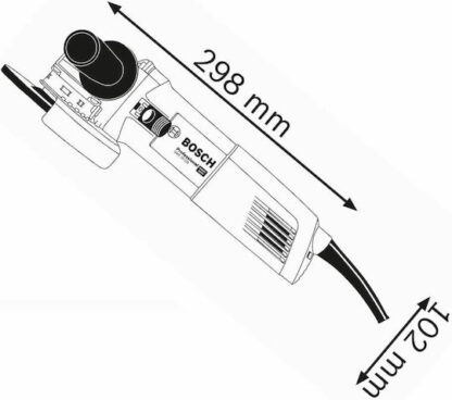 Bosch GWX 10-125 Τροχός 125mm Ρεύματος 1000W