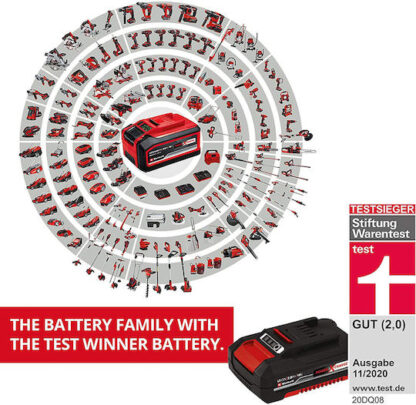 Einhell GE-CH18-60 Li Μπορντουροψάλιδο Μπαταρίας 18V με Μήκος Λάμας 60cm Solo
