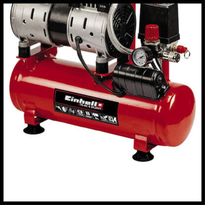 Einhell TE-AC 6 Μονοφασικό Κομπρεσέρ Αέρος 57dB με Αεροφυλάκιο 6lt Κωδικός: 4020600