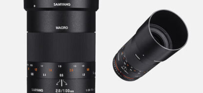 Samyang Full Frame Φωτογραφικός Φακός 100mm f/2.8 ED UMC Telephoto / Macro για Sony E Mount Μαύρος