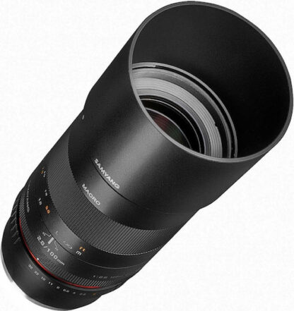 Samyang Full Frame Φωτογραφικός Φακός 100mm f/2.8 ED UMC Telephoto / Macro για Sony E Mount Μαύρος