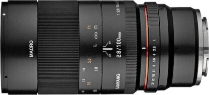 Samyang Full Frame Φωτογραφικός Φακός 100mm f/2.8 ED UMC Telephoto / Macro για Sony E Mount Μαύρος