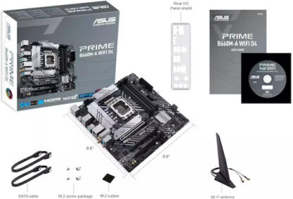 Asus Prime B660M-A WiFi D4 Motherboard Micro ATX με Intel 1700 Socket