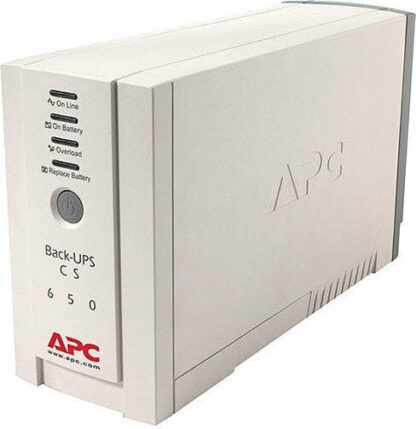 APC Back-UPS CS 650 Off-Line 650VA 400W με 3 IEC Πρίζες