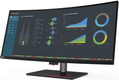 Lenovo ThinkVision P40w-20 Ultrawide IPS Curved Monitor 39.7" 5120x2160 με Χρόνο Απόκρισης 6ms GTG