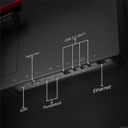 Lenovo ThinkVision P40w-20 Ultrawide IPS Curved Monitor 39.7" 5120x2160 με Χρόνο Απόκρισης 6ms GTG