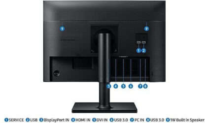 Samsung LF24T450GYUXEN IPS Monitor 24" FHD 1920x1200 με Χρόνο Απόκρισης 5ms GTG