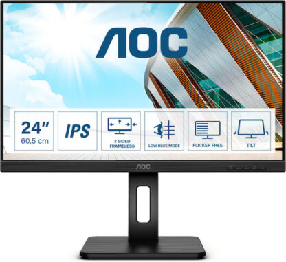 AOC Q24P2Q IPS Monitor 23.8" QHD 2560x1440 με Χρόνο Απόκρισης 4ms GTG