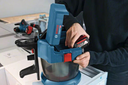 Bosch GAS 18V-10 L Επαναφορτιζόμενη Σκούπα Υγρών / Στερεών Χωρίς Φορτιστή και Μπαταρία με Ανοξείδωτο Κάδο 10lt