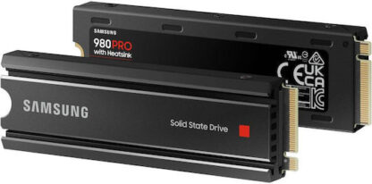 Samsung 980 PRO W/ Heatsink SSD 2TB M.2 NVMe PCI Express 4.0 Κωδικός: MZ-V8P2T0CW