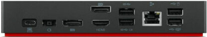 Lenovo ThinkPad Universal 90W USB-C Docking Station με HDMI/DisplayPort 4K PD Ethernet και συνδεση 3 Οθονών Μαύρο