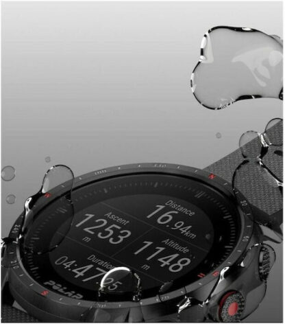 Polar Grit X Pro Αδιάβροχο Smartwatch με Παλμογράφο (Black)