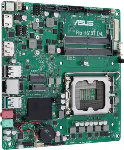Asus Pro H610t D4 Csm Motherboard Mini ITX με Intel 1700 Socket
