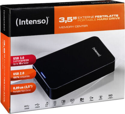 Intenso Memory Center USB 3.0 Εξωτερικός HDD 4TB 3.5" Μαύρο