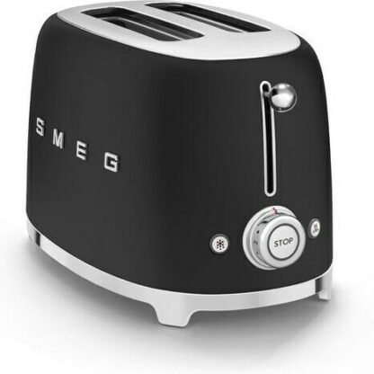 Smeg Φρυγανιέρα 2 Θέσεων 950W Μαύρη Κωδικός: TSF01BLMEU