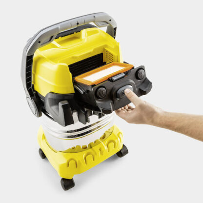 Karcher WD 6 P S V Σκούπα Υγρών / Στερεών 1300W με Ανοξείδωτο Κάδο 30lt