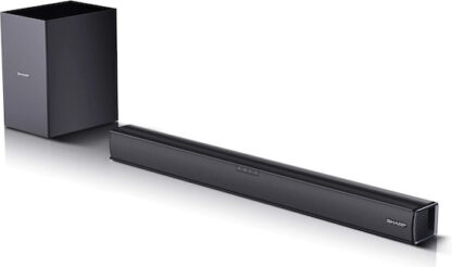 Sharp HTSBW182 Soundbar 2.1 Bluetooth και HDMI με Ασύρματο Subwoofer και Τηλεχειριστήριο Μαύρο