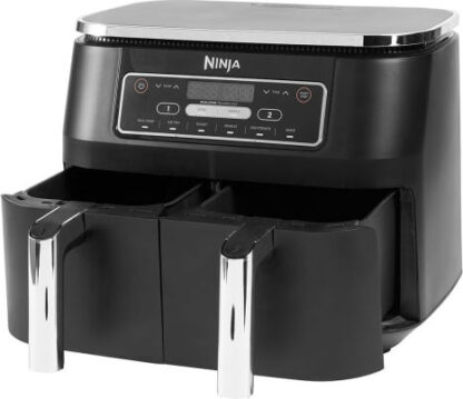 Ninja Foodi Max Dual Zone Air Fryer με Διπλό Αποσπώμενο Κάδο 7.6lt Μαύρο
