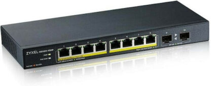Zyxel GS1100-10HP-EU0102F v2 Managed L2 PoE Switch με 8 Θύρες Gigabit (1Gbps) Ethernet