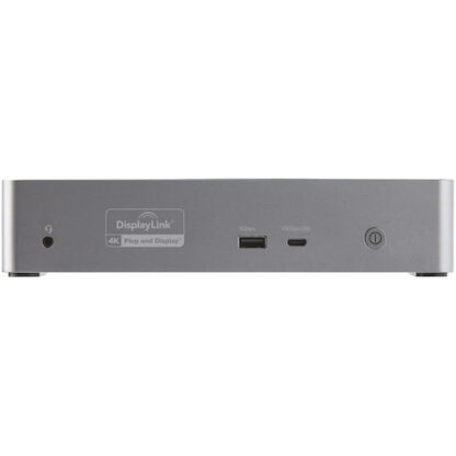 StarTech USB-C Docking Station με HDMI/DisplayPort 4K PD Ethernet και συνδεση 4 Οθονών Ασημί (DK31C4DPPDUE)