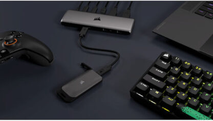Corsair EX100U USB-C Εξωτερικός SSD 2.0TB 2.5" Μαύρο