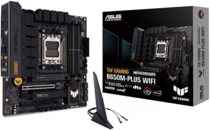 Asus TUF Gaming B650M-Plus WiFi Motherboard Micro ATX με AMD AM5 Socket