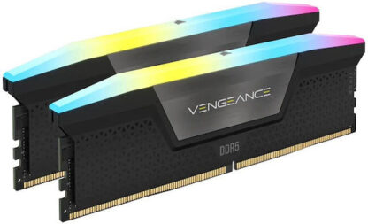 Corsair Vengeance RGB 32GB DDR5 RAM με 2 Modules (2x16GB) και Ταχύτητα 7200 για Desktop Κωδικός: CMH32GX5M2X7200C34
