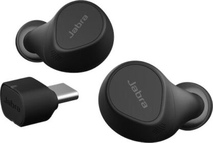 Jabra Evolve2 7 Buds - USB-C UC Bluetooth Handsfree Ακουστικά με Αντοχή στον Ιδρώτα και Θήκη Φόρτισης Μαύρα