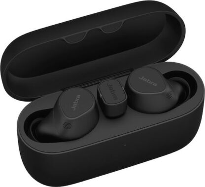Jabra Evolve2 7 Buds - USB-C UC Bluetooth Handsfree Ακουστικά με Αντοχή στον Ιδρώτα και Θήκη Φόρτισης Μαύρα