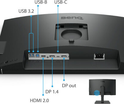 BenQ PD2506Q IPS HDR Monitor 25" QHD 2560x1440 με Χρόνο Απόκρισης 5ms GTG