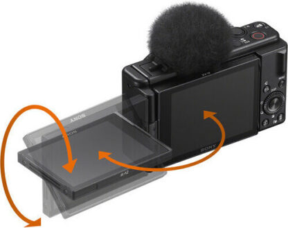 Sony ZV-1F Compact Φωτογραφική Μηχανή 20.1MP με Οθόνη 3" και Ανάλυση Video 4K UHD Μαύρη