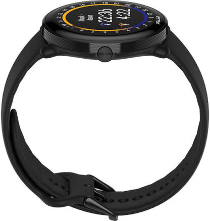 Polar Ignite 3 43mm Αδιάβροχο Smartwatch με Παλμογράφο (Night Black)