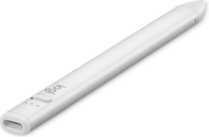 Logitech Crayon Ψηφιακή Γραφίδα Αφής με Palm Rejection για iPad models (2018 and later) σε Ασημί χρώμα 914-000074